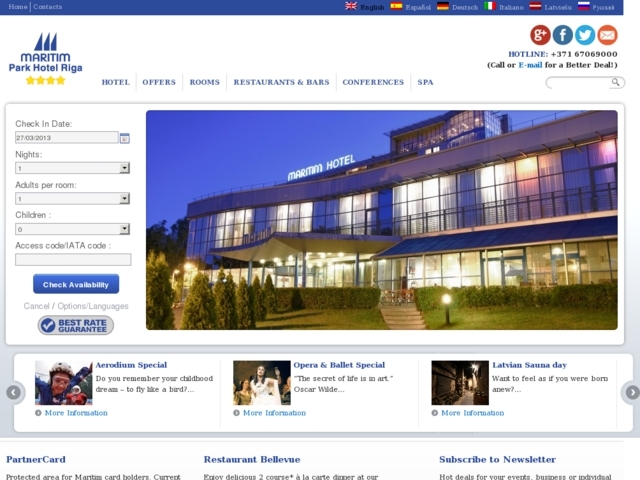 MARITIM Park Hotel Riga, 